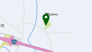 金時公園駐車場の地図画像