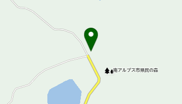 南アルプス市県民の森駐車場の地図画像