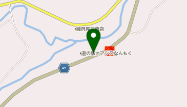 道の駅オアシスなんもく駐車場の地図画像