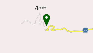 黒滝山不動寺駐車場の地図画像