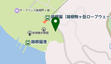 箱根園駐車場の地図画像