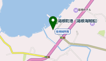 箱根町園地駐車場の地図画像