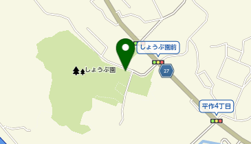 横須賀しょうぶ園駐車場の地図画像