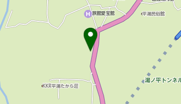 平湯バスターミナル駐車場の地図画像