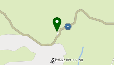 火打山登山口駐車場の地図画像