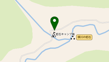 横川の蛇石駐車場の地図画像