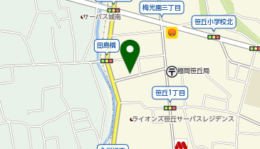 ファミール笹丘の地図画像