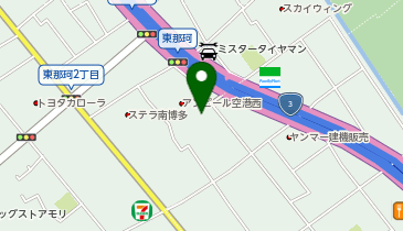 アンピール比恵南来客駐車場の地図画像