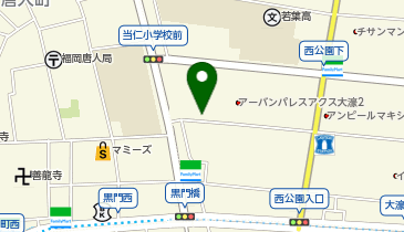 サンライフ西公園駐車場の地図画像