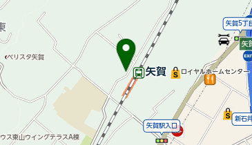 アルゴパーク矢賀駅前の地図画像