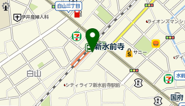 アルゴパーク新水前寺駅前の地図画像