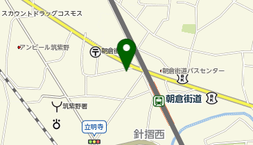 アルゴパーク朝倉街道駅前の地図画像