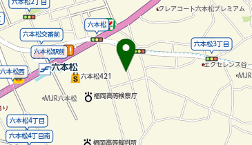 オペラ六本松パーキングの地図画像