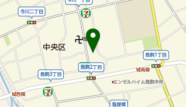 鳥飼2丁目西コインパークの地図画像