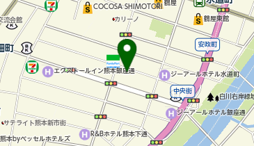 アルゴパーク熊本中央街の地図画像