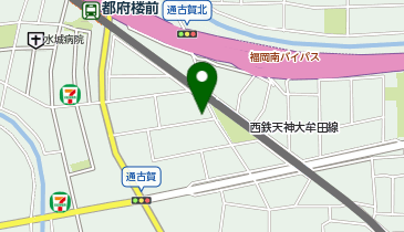 アルゴパーク通古賀2丁目の地図画像