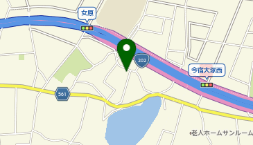 アルゴパーク女原の地図画像