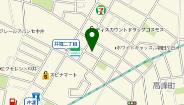 Qパーキング朝日ケ丘の地図画像