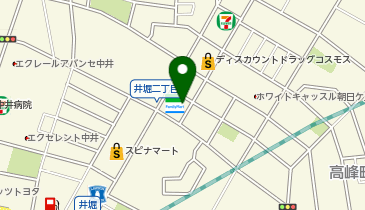 Qパーキング朝日ケ丘2の地図画像