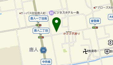 Qパーキング唐人の地図画像