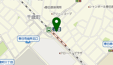 Qパーキング春日駅前の地図画像