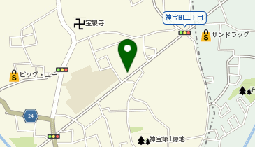 ケーズパーク 神宝町の地図画像