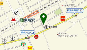 ケーズパーク 東所沢第4の地図画像