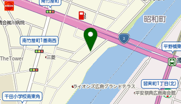 グリーンパーク平野町第2の地図画像