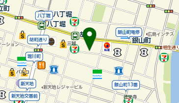 グリーンパーク胡町第1の地図画像