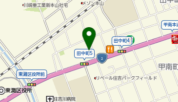 ブーブーパーク田中町5の地図画像