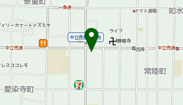 ブーブーパーク智恵光院中立売の地図画像