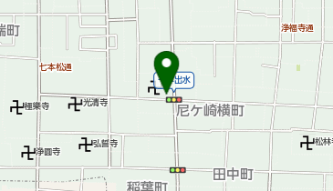 ブーブーパーク千本出水の地図画像