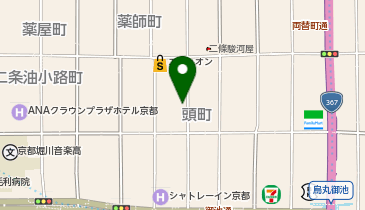 ブーブーパーク新町二条の地図画像