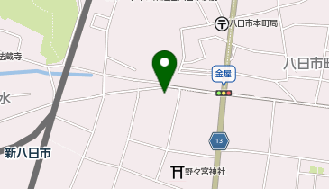 ブーブーパーク八日市金屋の地図画像