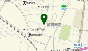 ブーブーパーク都島南第2の地図画像
