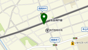 ブーブーパーク西岡本3丁目の地図画像
