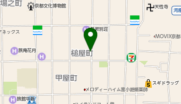 ブーブーパーク富小路六角の地図画像