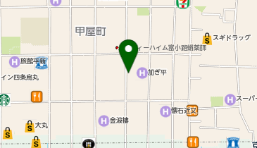 アルファパーク富小路錦の地図画像