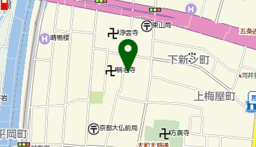 ブーブーパーク五条橋蛭子町の地図画像