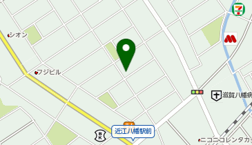 ブーブーパーク近江八幡駅北の地図画像