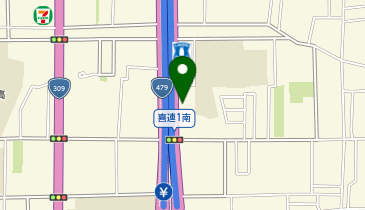 ブーブーパーク喜連1丁目の地図画像