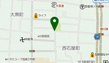 ブーブーパーク大宮上立売の地図画像