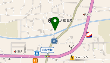 ブーブーパーク山科音羽稲芝の地図画像