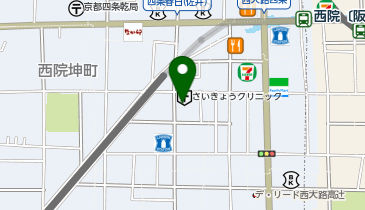 ブーブーパーク西院第11の地図画像