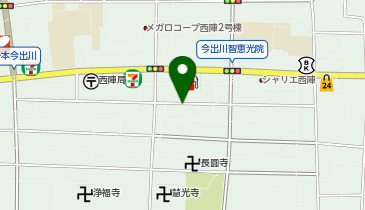 ブーブーパーク智恵光院菱屋町の地図画像