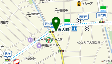 黒門パーキングの地図画像