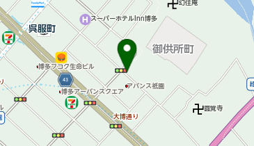 御供所パーキングの地図画像