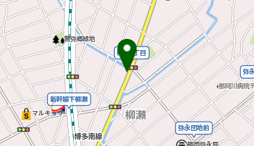 柳瀬2丁目パーキングの地図画像