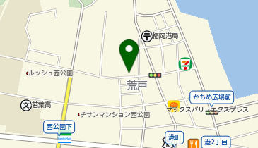 西公園パーキングの地図画像