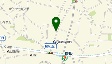 桜坂石川駐車場の地図画像